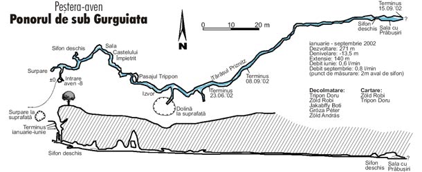 Peștera-Aven Ponorul de sub Gurguiata