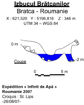 Izbucul Bratcanilor - Expeditia "Infinit de Apa"