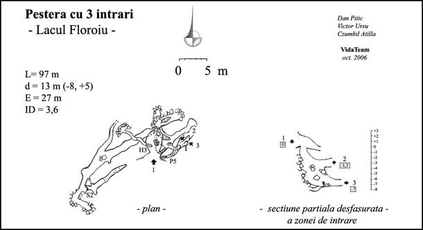 Pestera cu Trei Intrari - Lacul Floroiu (Dragan)