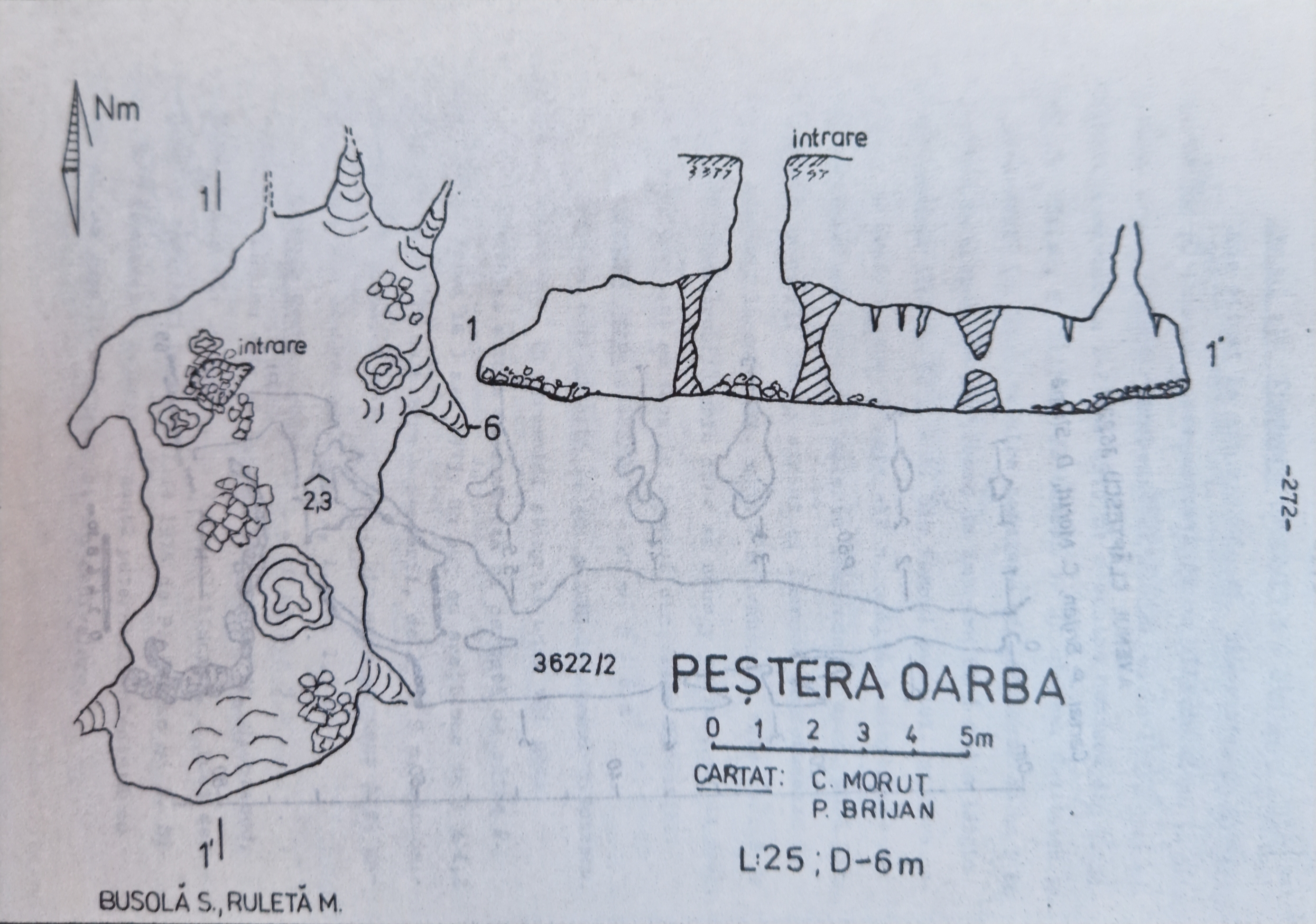 Pestera Oarba - Harta Briju