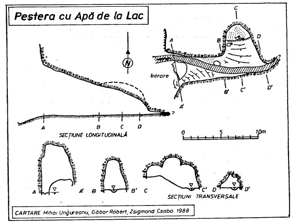 Pestera cu apa de la lac