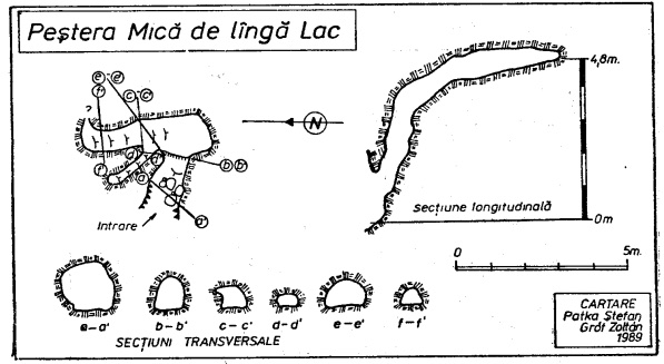 Pestera mica de langa lac